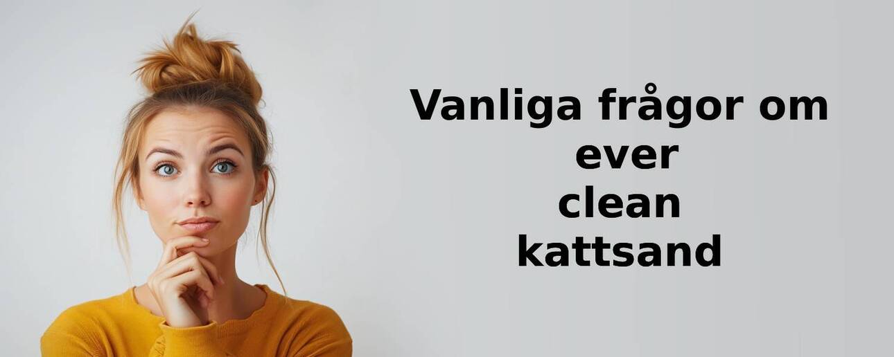 Vanliga frågor om ever clean kattsand