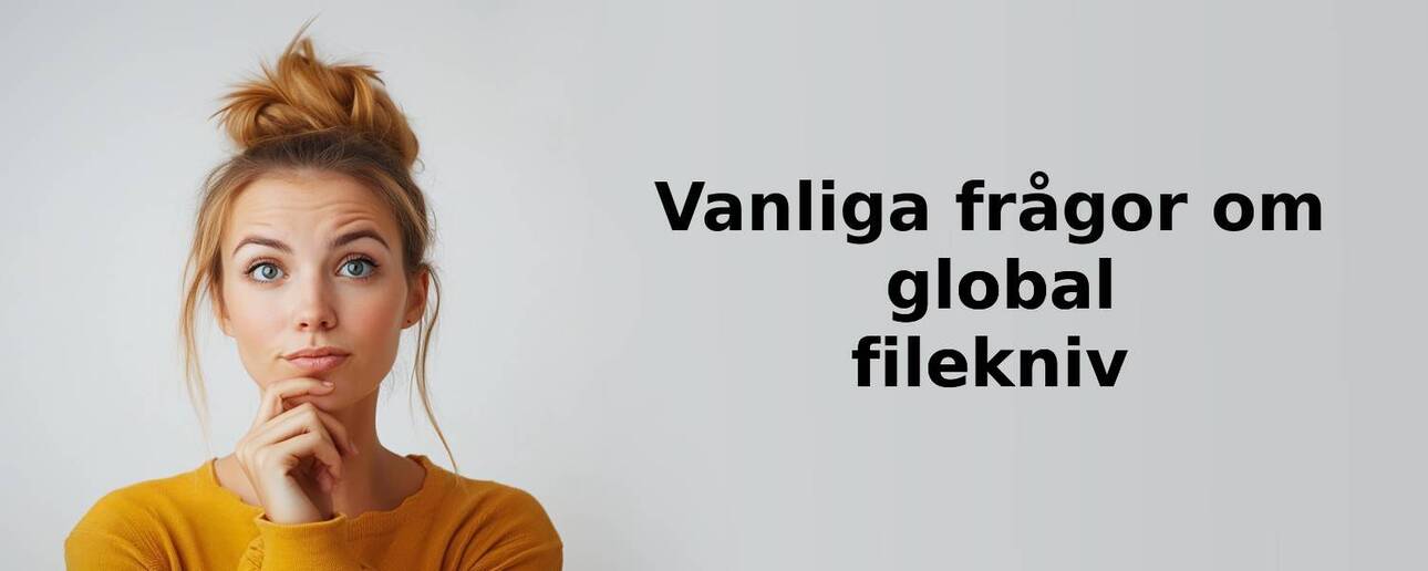 Vanliga frågor om global filekniv