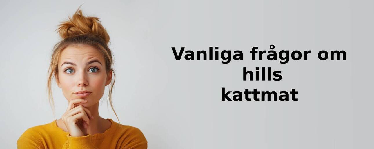 Vanliga frågor om hills kattmat