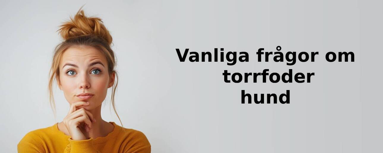 Vanliga frågor om torrfoder hund