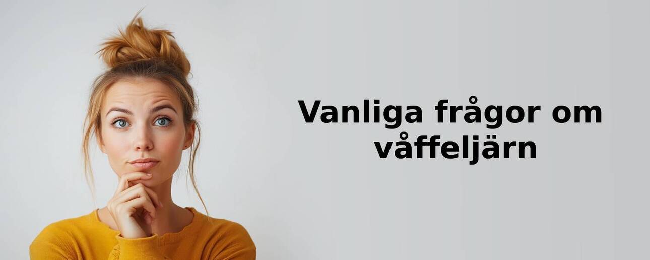 Vanliga frågor om våffeljärn