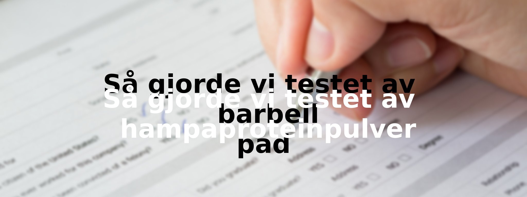 Om vårt test av chagapulver