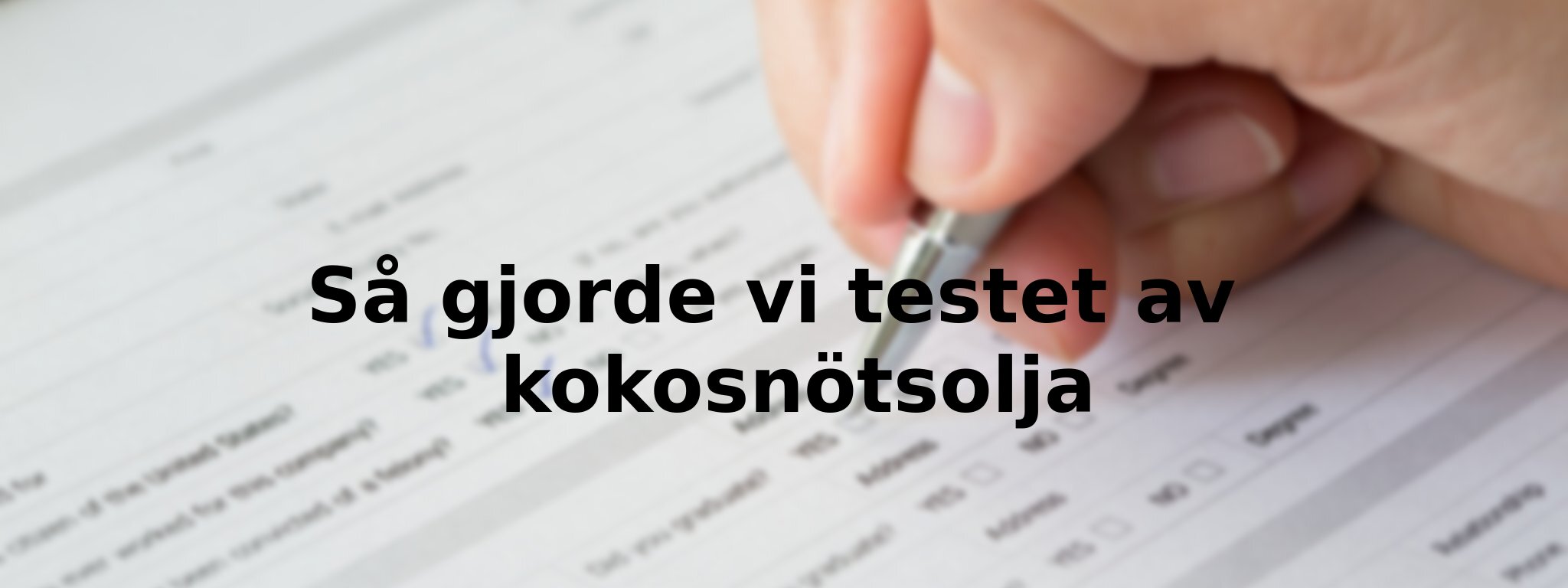 Om vårt test av kre-alkalin
