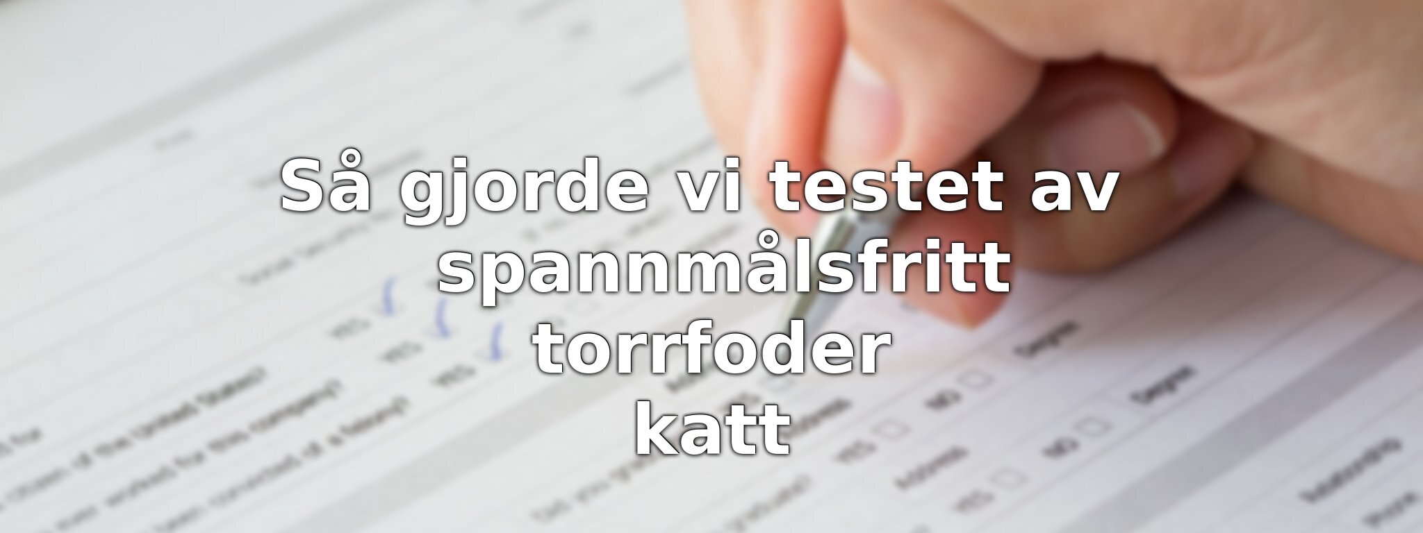 Om vårt test av spannmålsfritt torrfoder katt