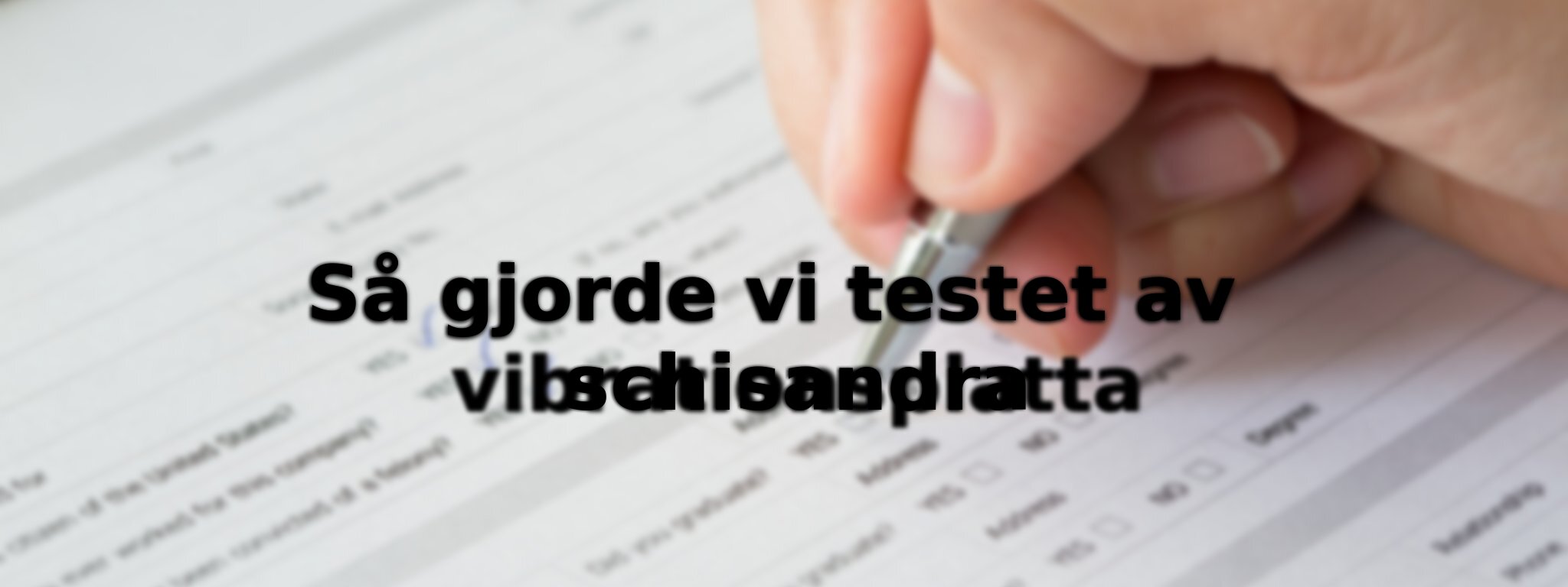 Om vårt test av vibrationsplatta