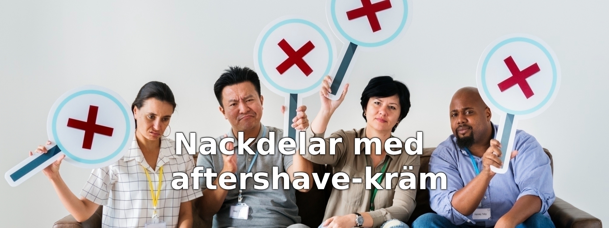 Nackdelar med aftershave-kräm