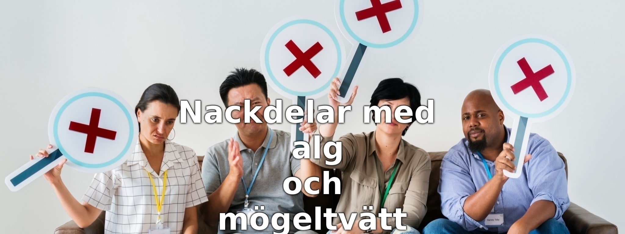 Nackdelar med alg och mögeltvätt