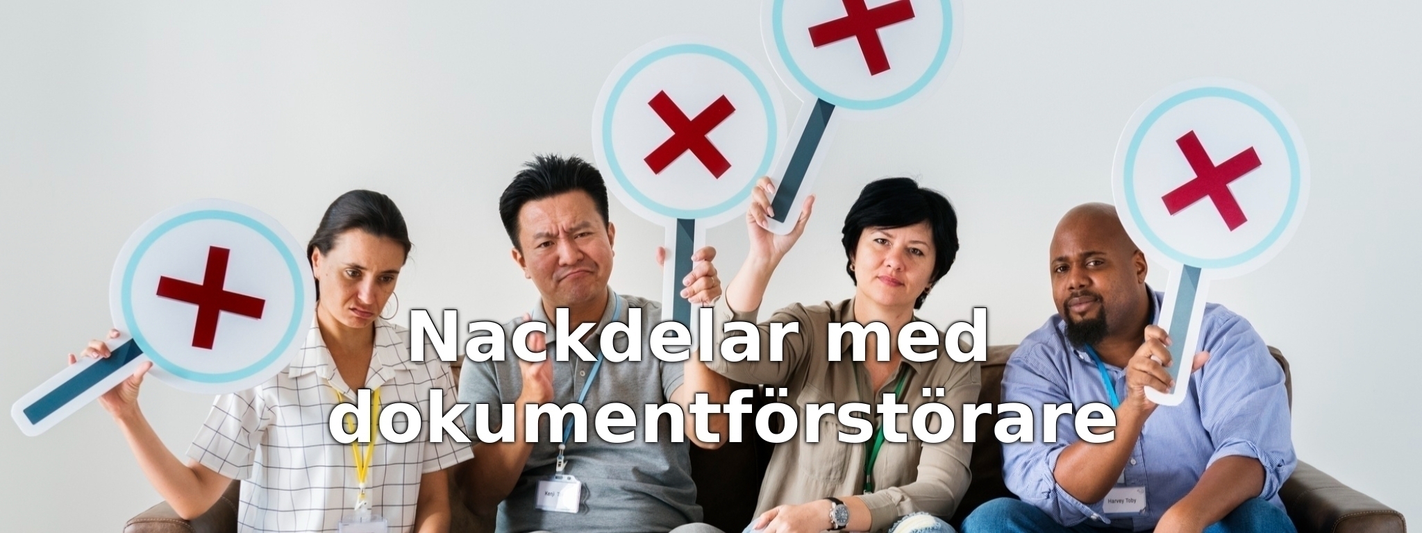 Nackdelar med dokumentförstörare