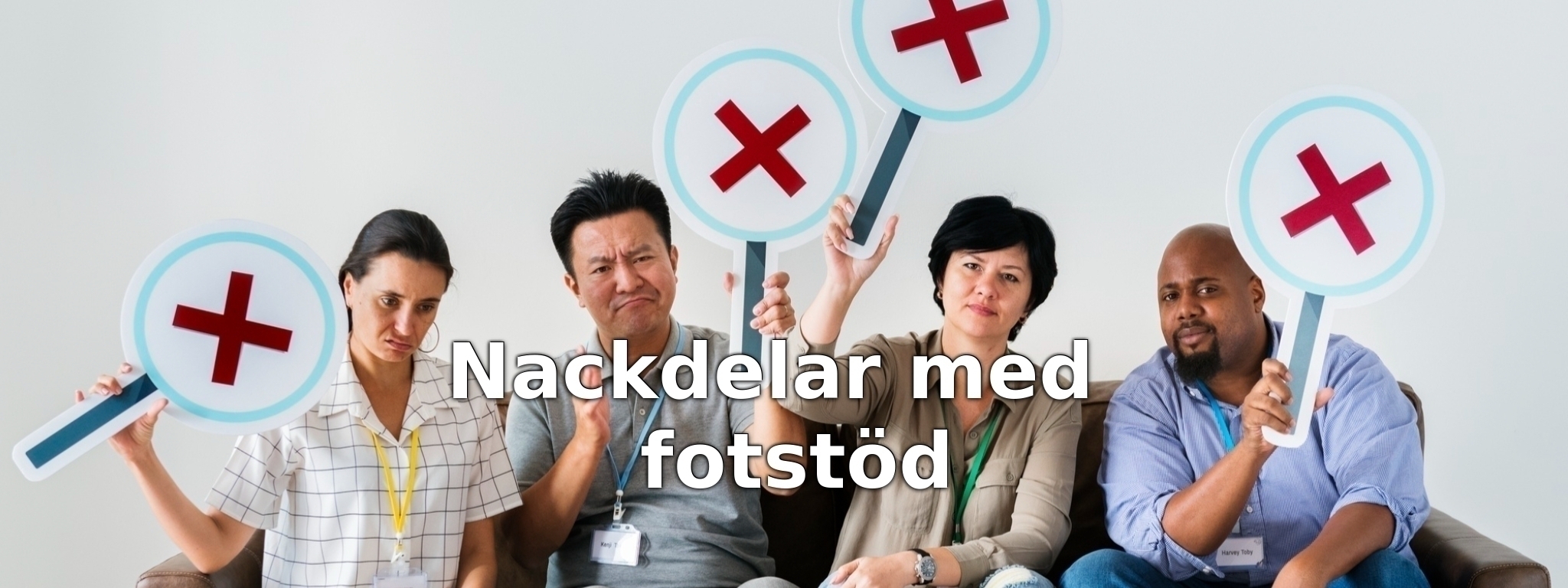 Nackdelar med fotstöd