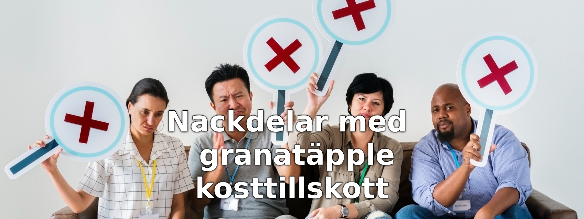 Nackdelar med granatäpple kosttillskott