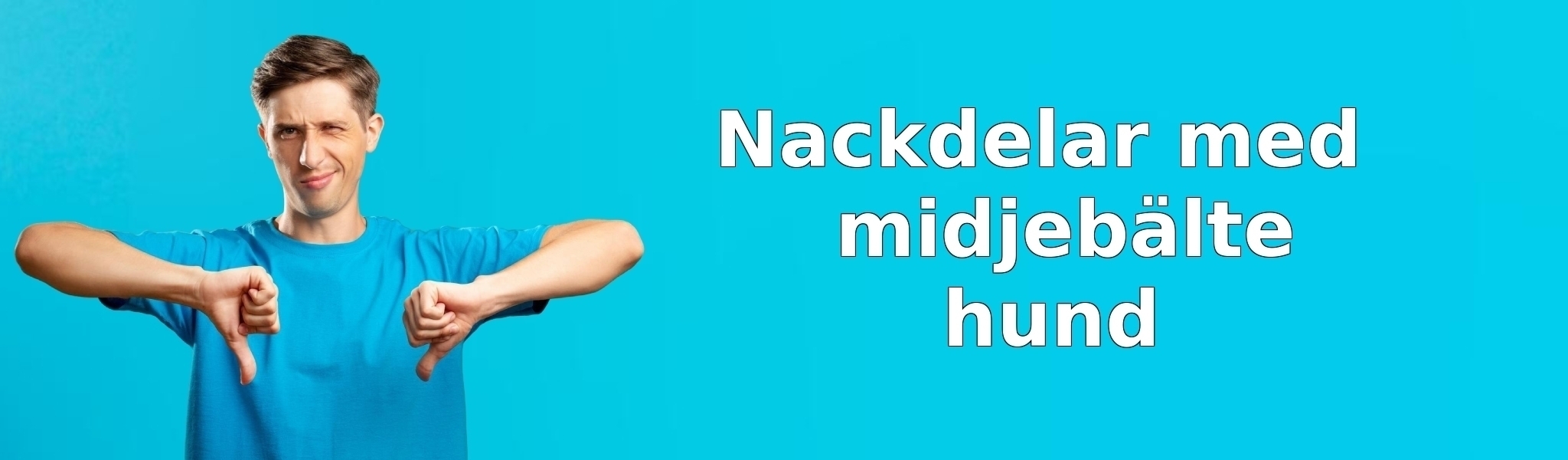 Nackdelar med midjebälte hund