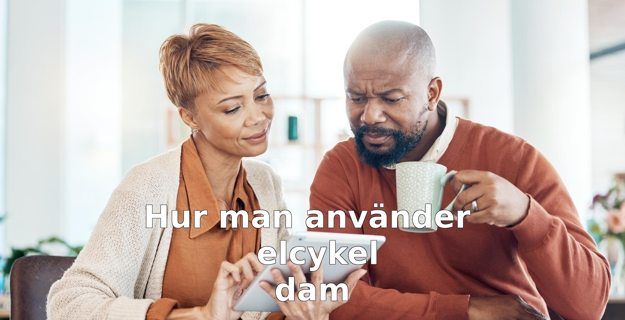 Hur man använder elcykel dam