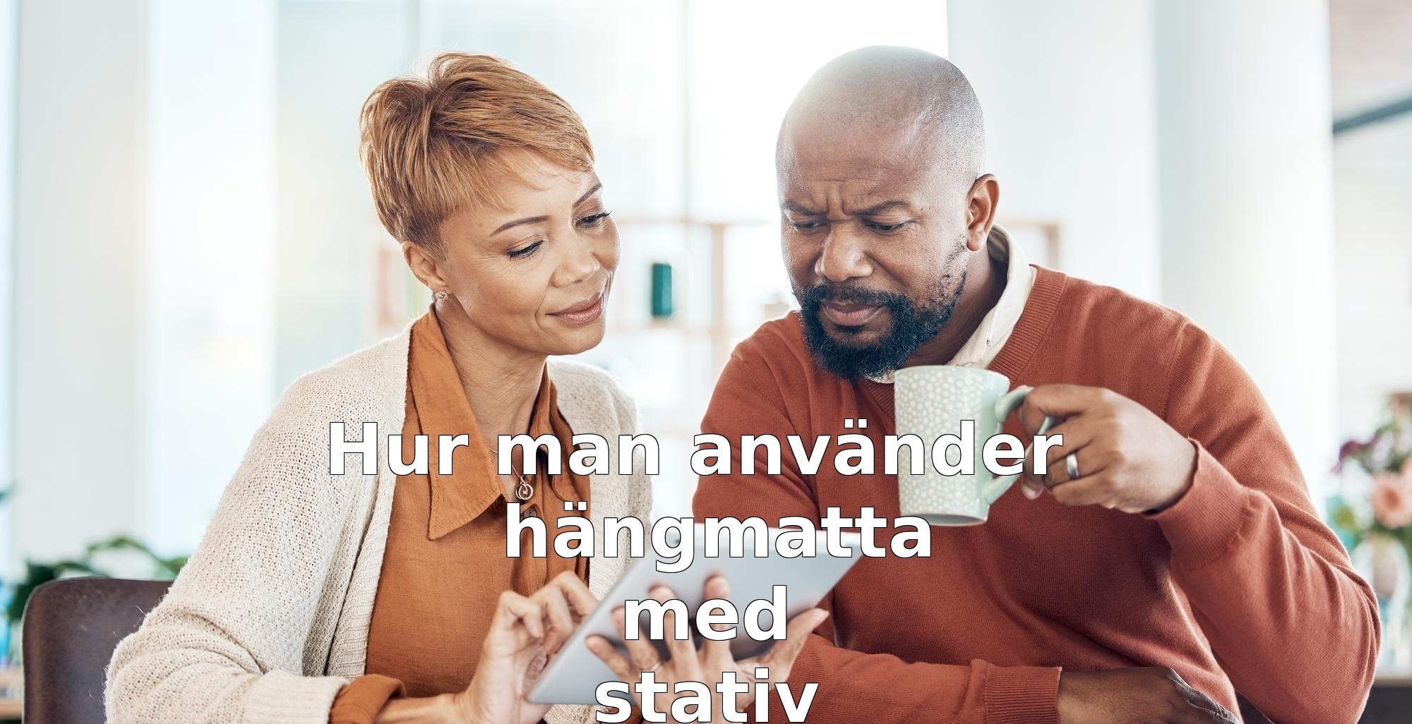 Hur man använder hängmatta med stativ
