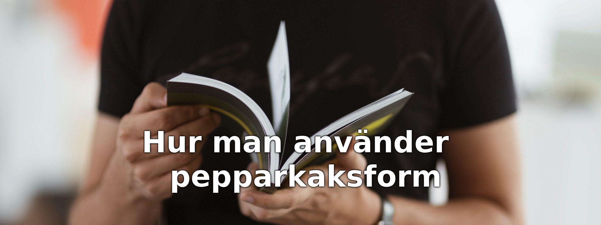 Hur man använder pepparkaksform