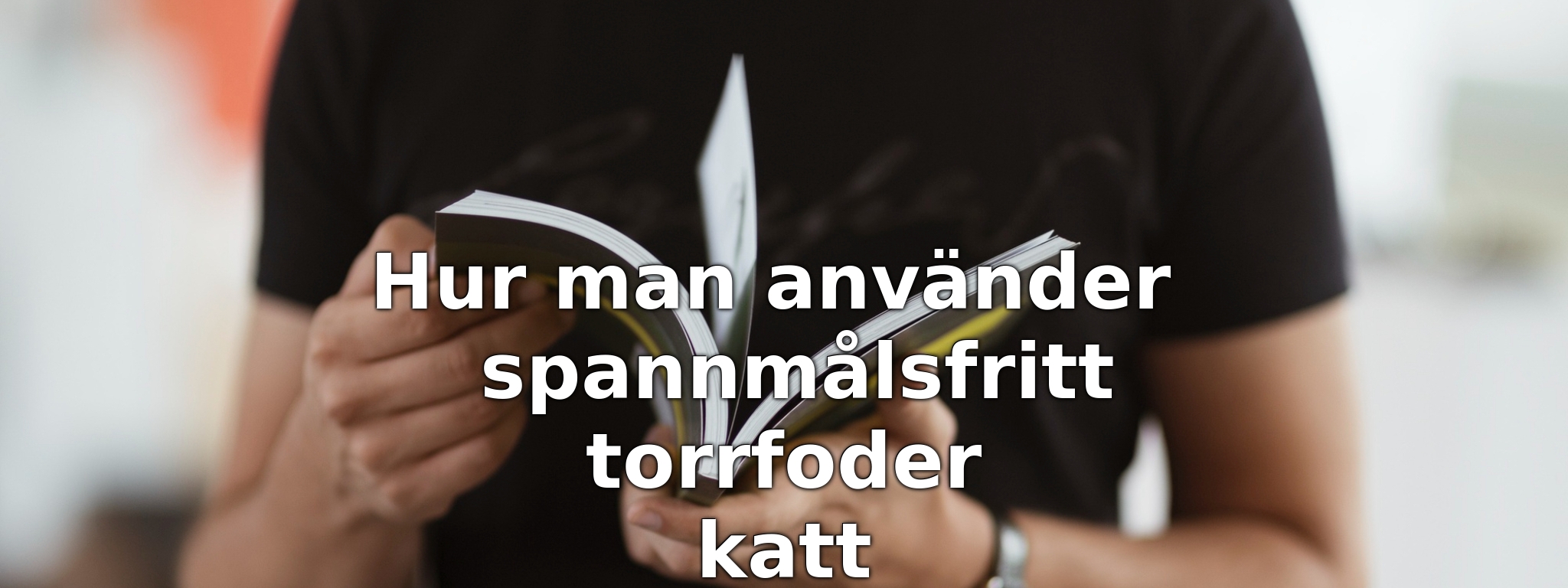 Hur man använder spannmålsfritt torrfoder katt