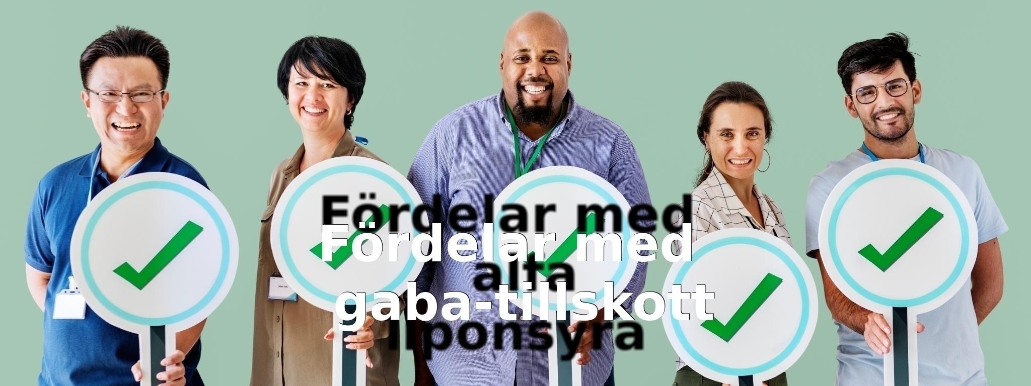 Fördelar med gaba-tillskott