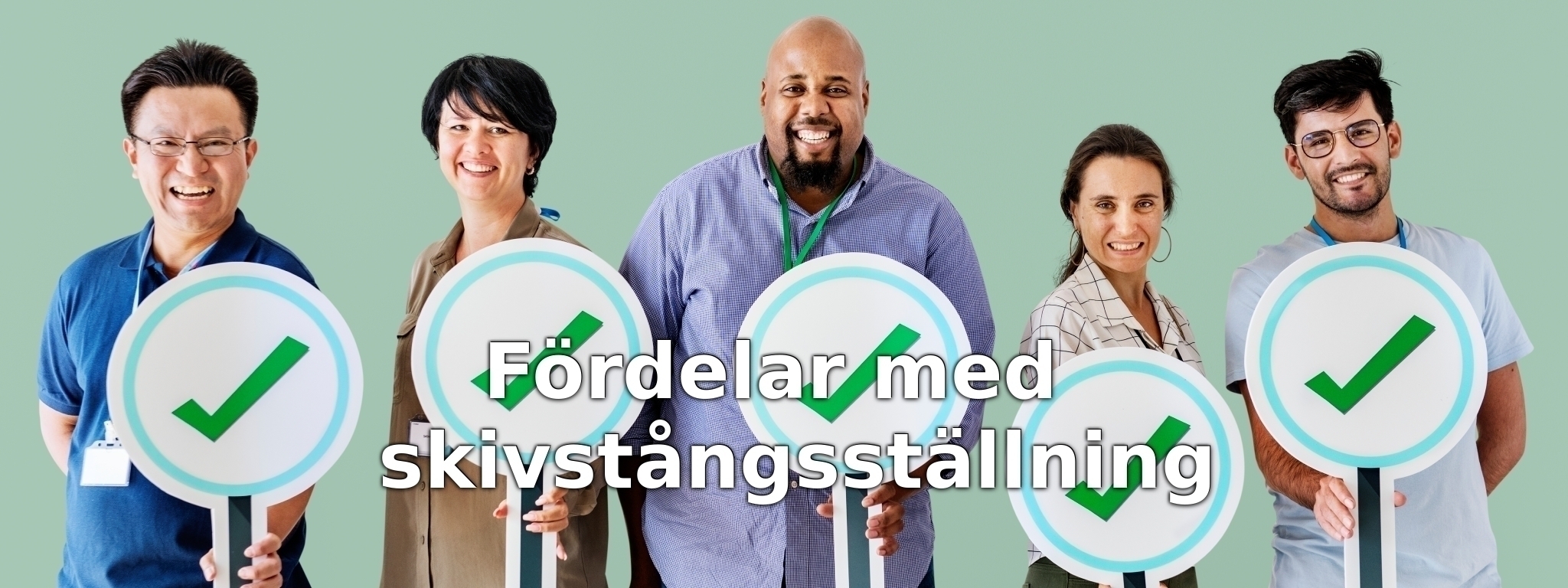 Fördelar med skivstångsställning