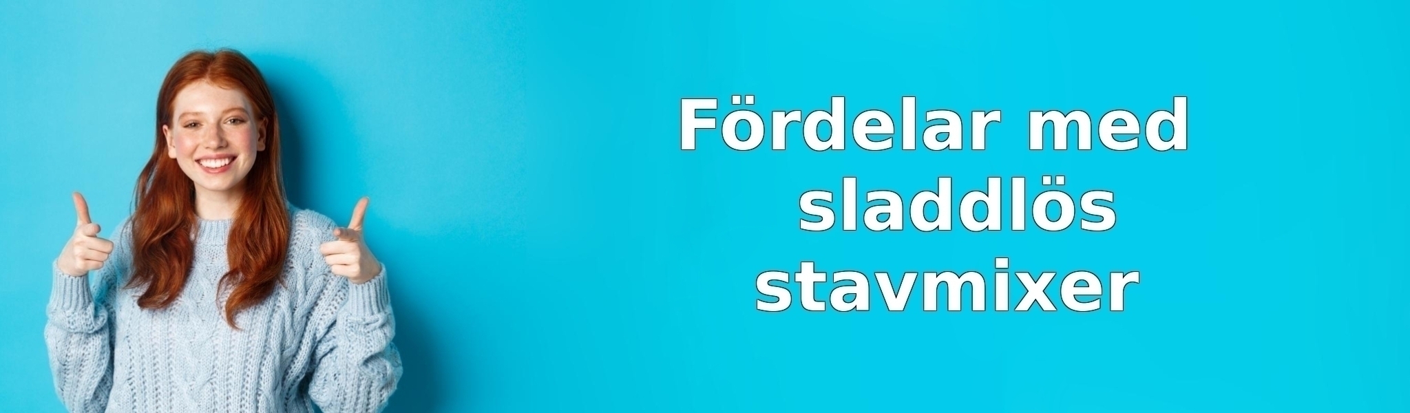 Fördelar med sladdlös stavmixer