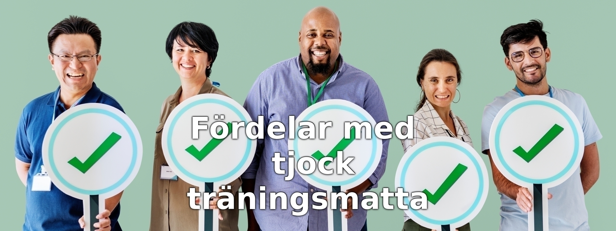 Fördelar med tjock träningsmatta