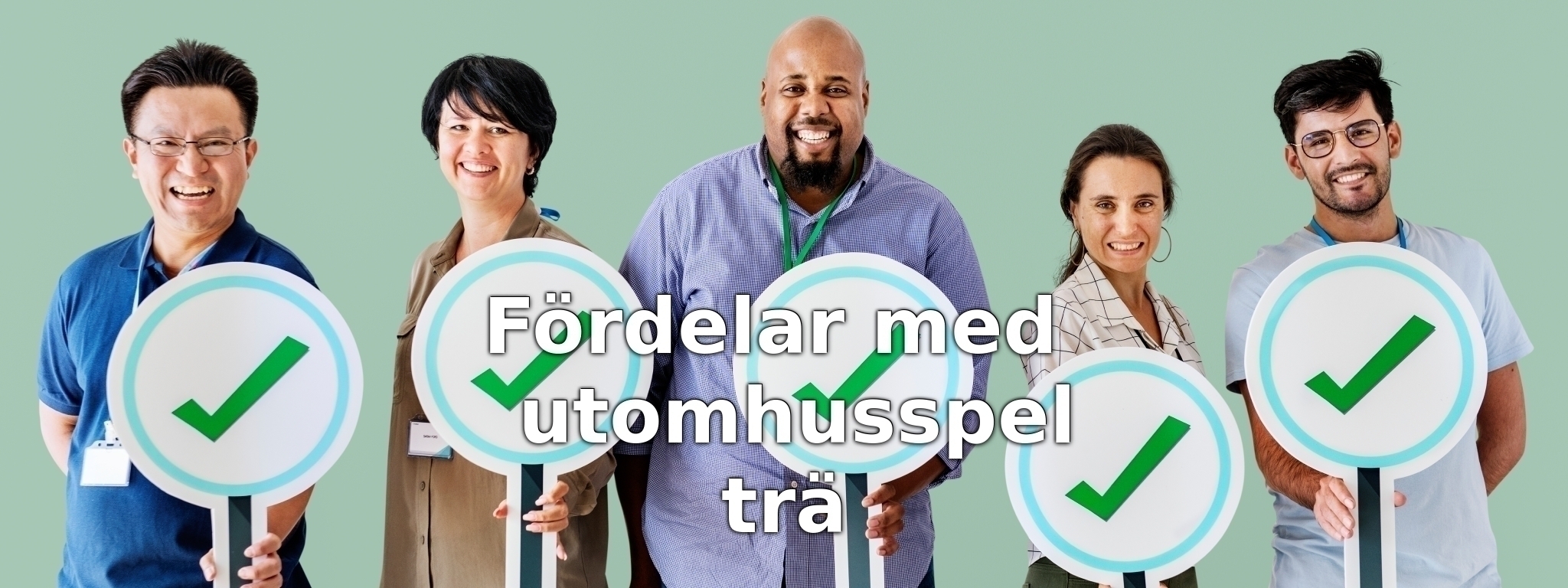 Fördelar med utomhusspel trä