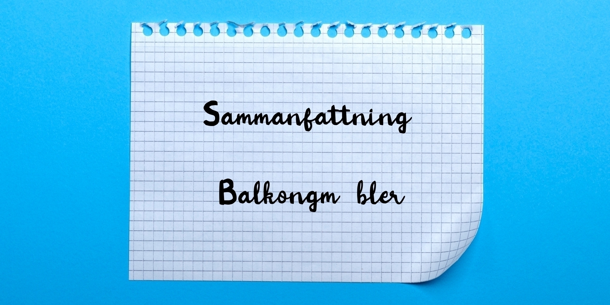 Sammanfattning av balkongmöbler