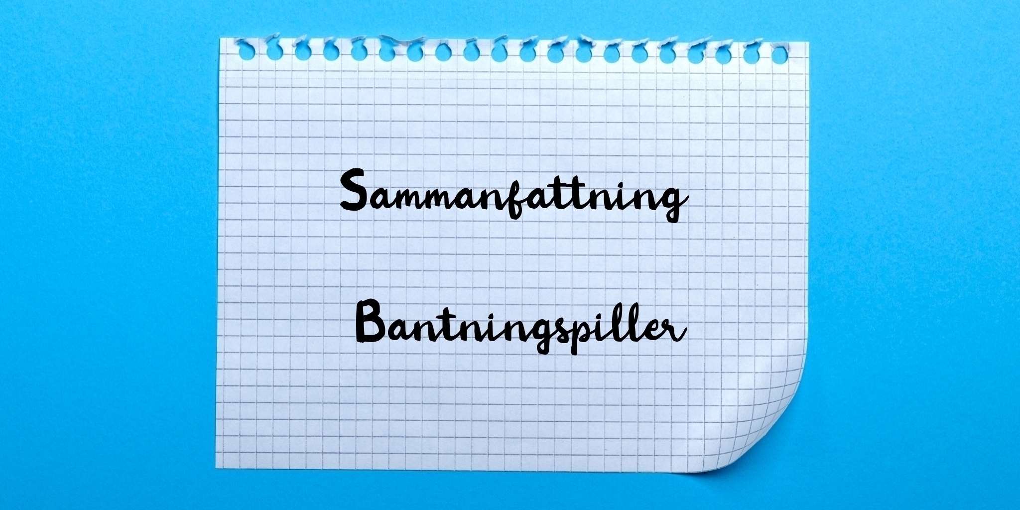 Sammanfattning av bantningspiller