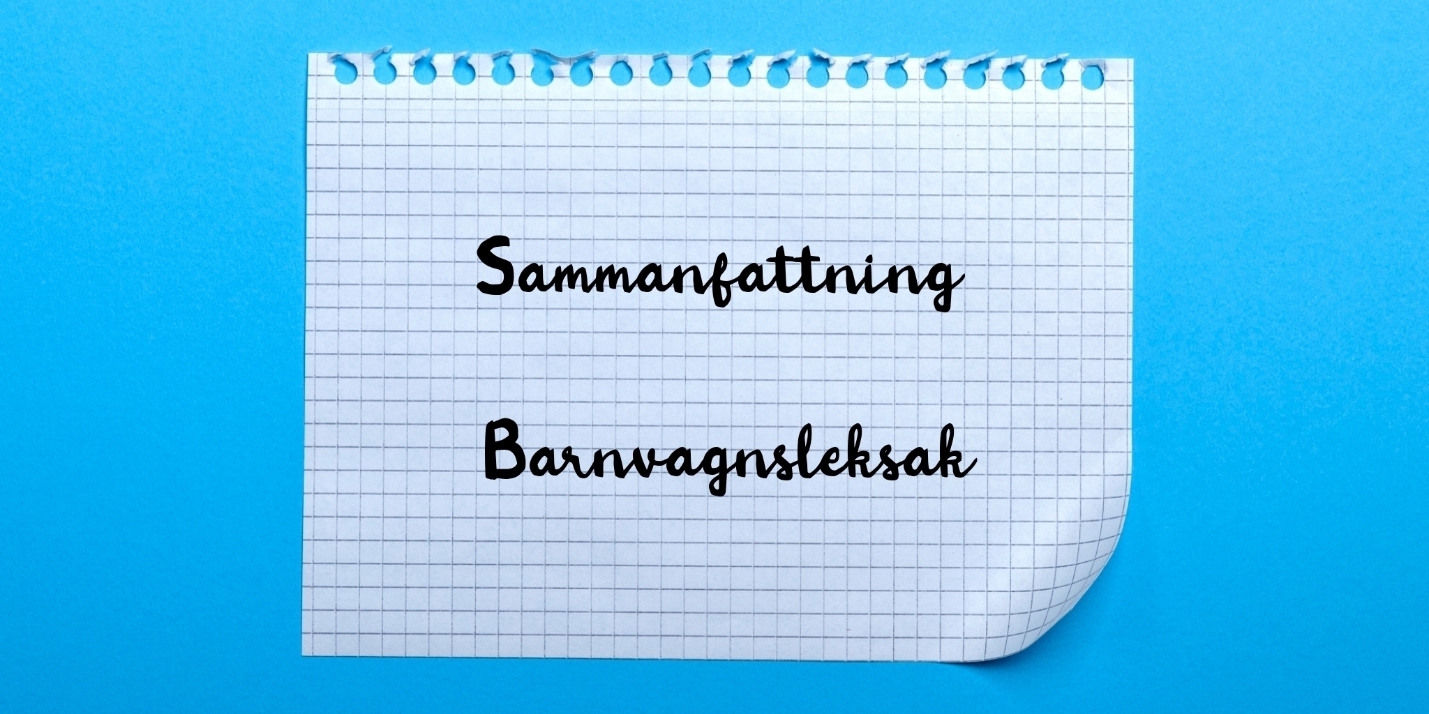 Sammanfattning av barnvagnsleksak