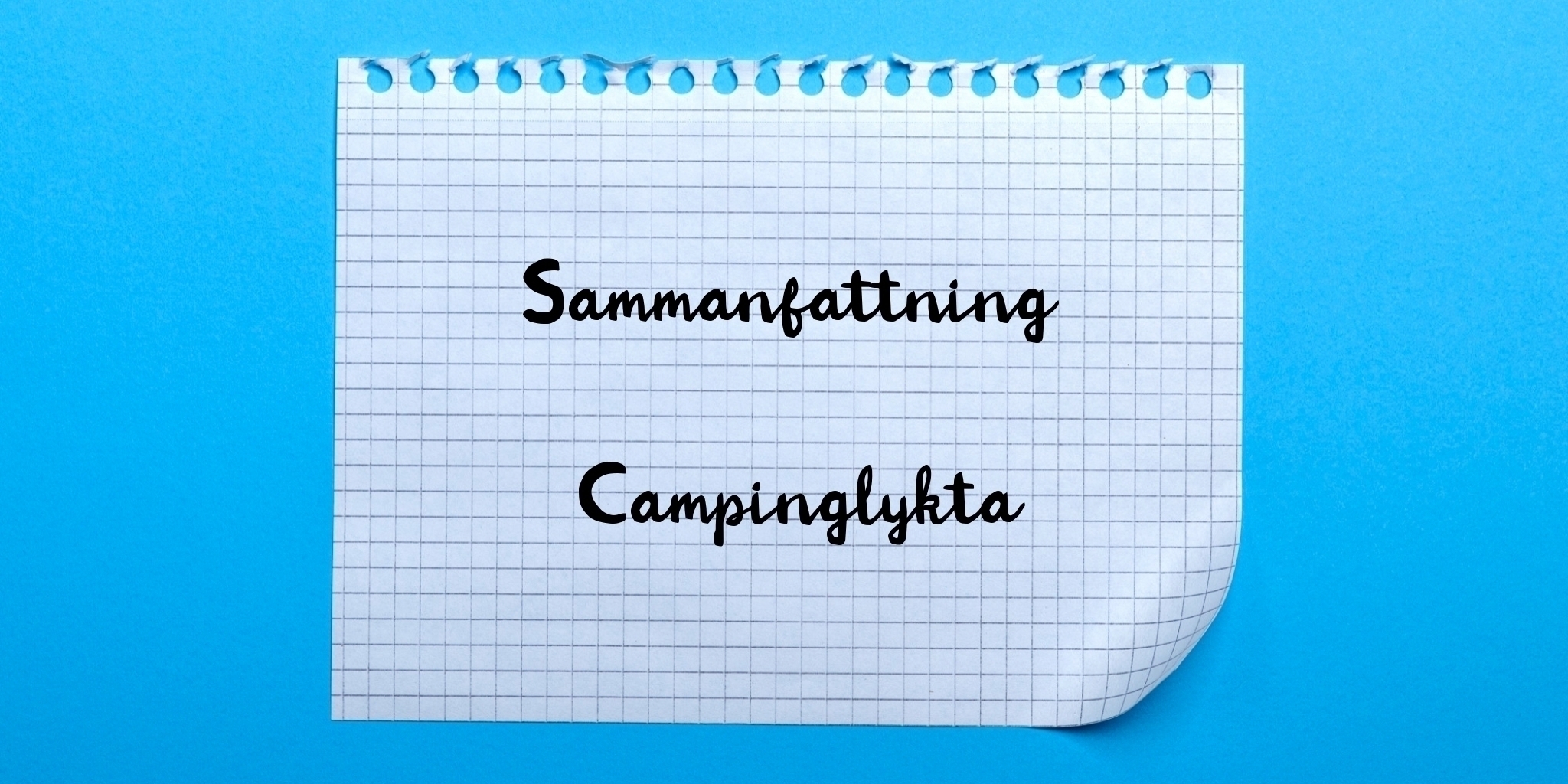 Sammanfattning av campinglykta