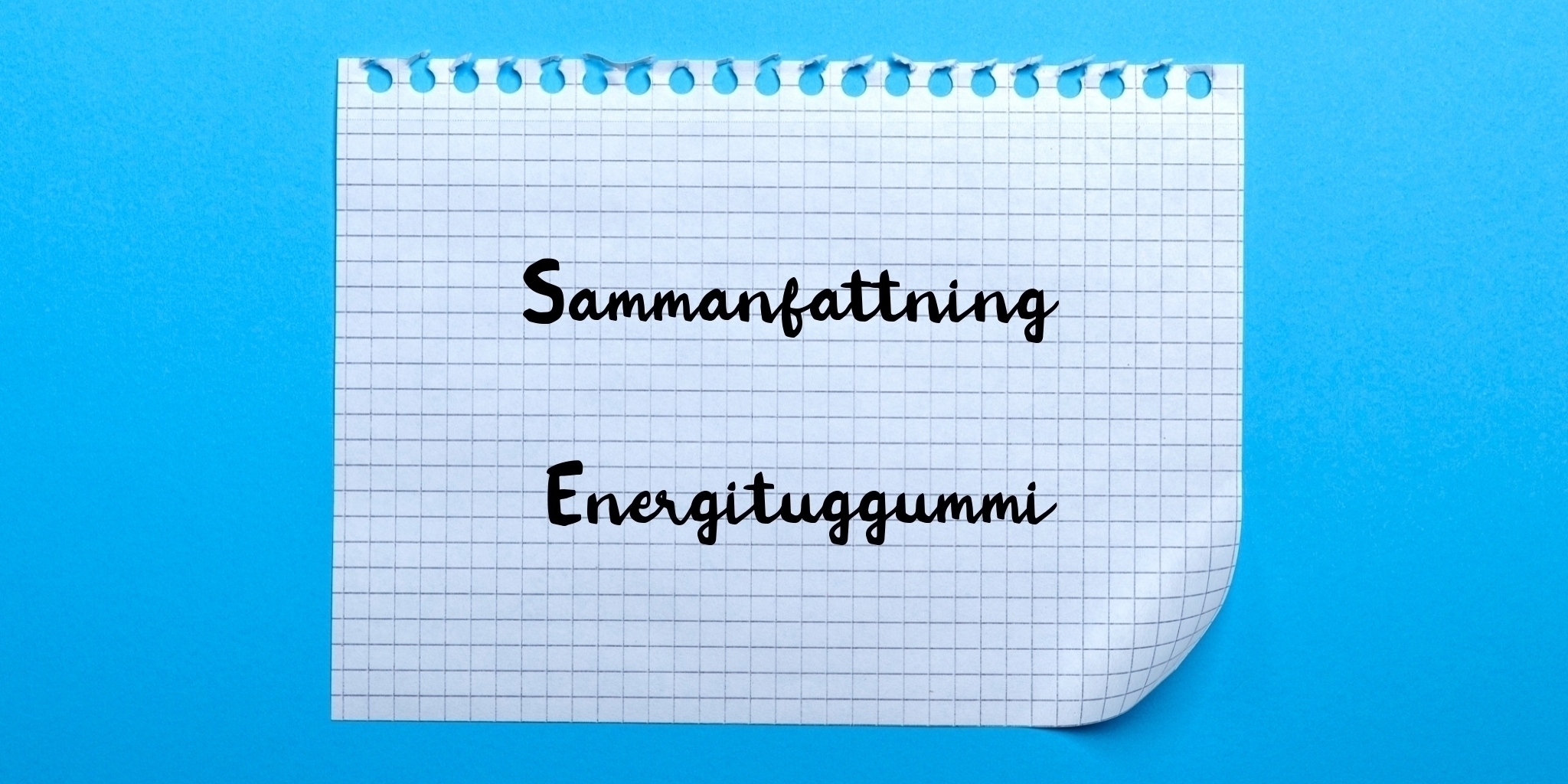 Sammanfattning av energituggummi