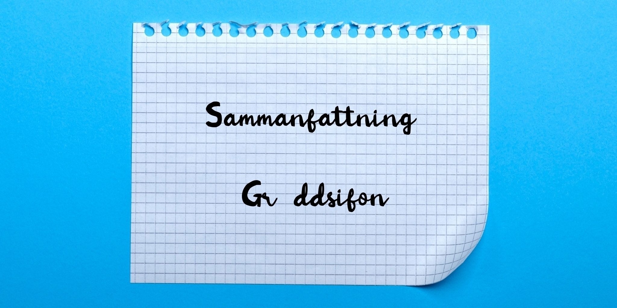 Sammanfattning av gräddsifon