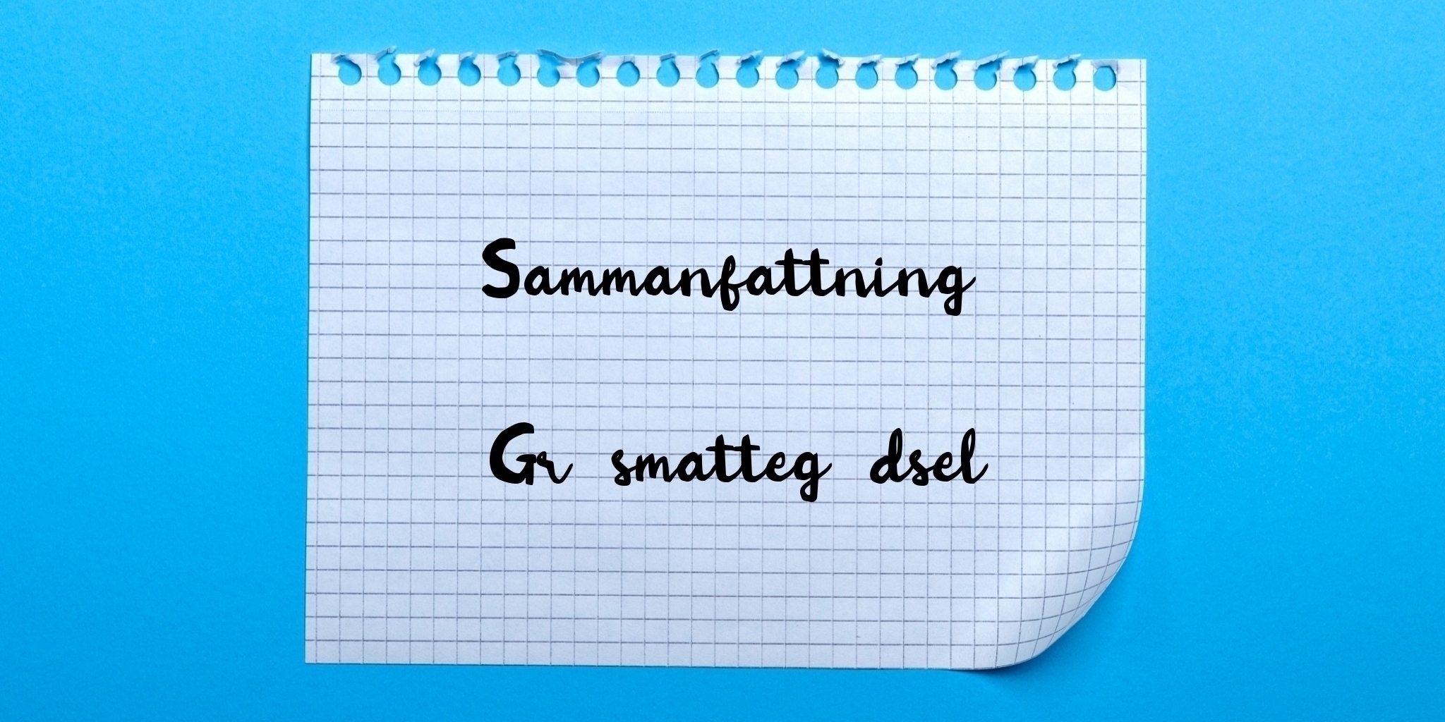 Sammanfattning av gräsmattegödsel