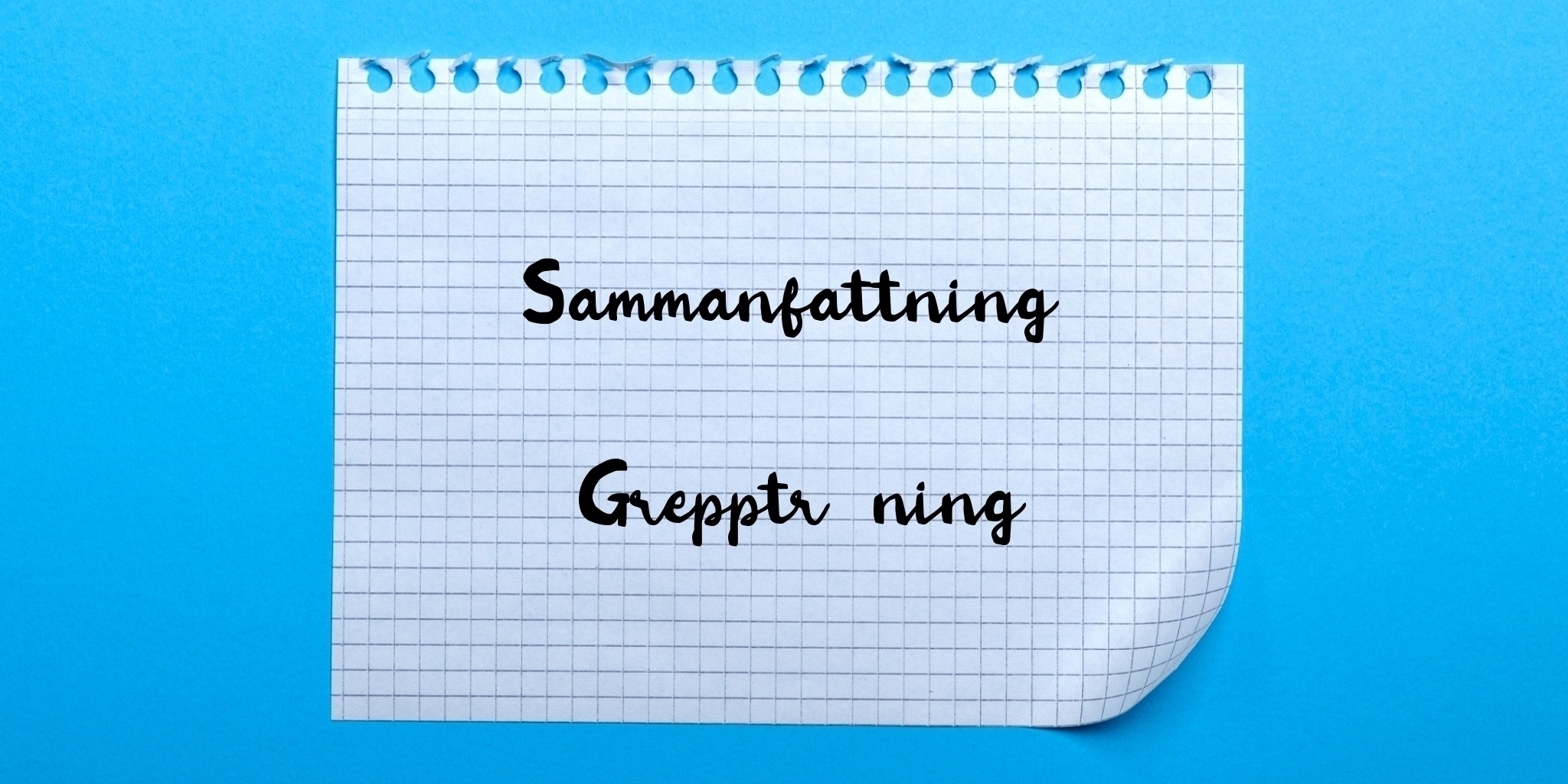 Sammanfattning av greppträning