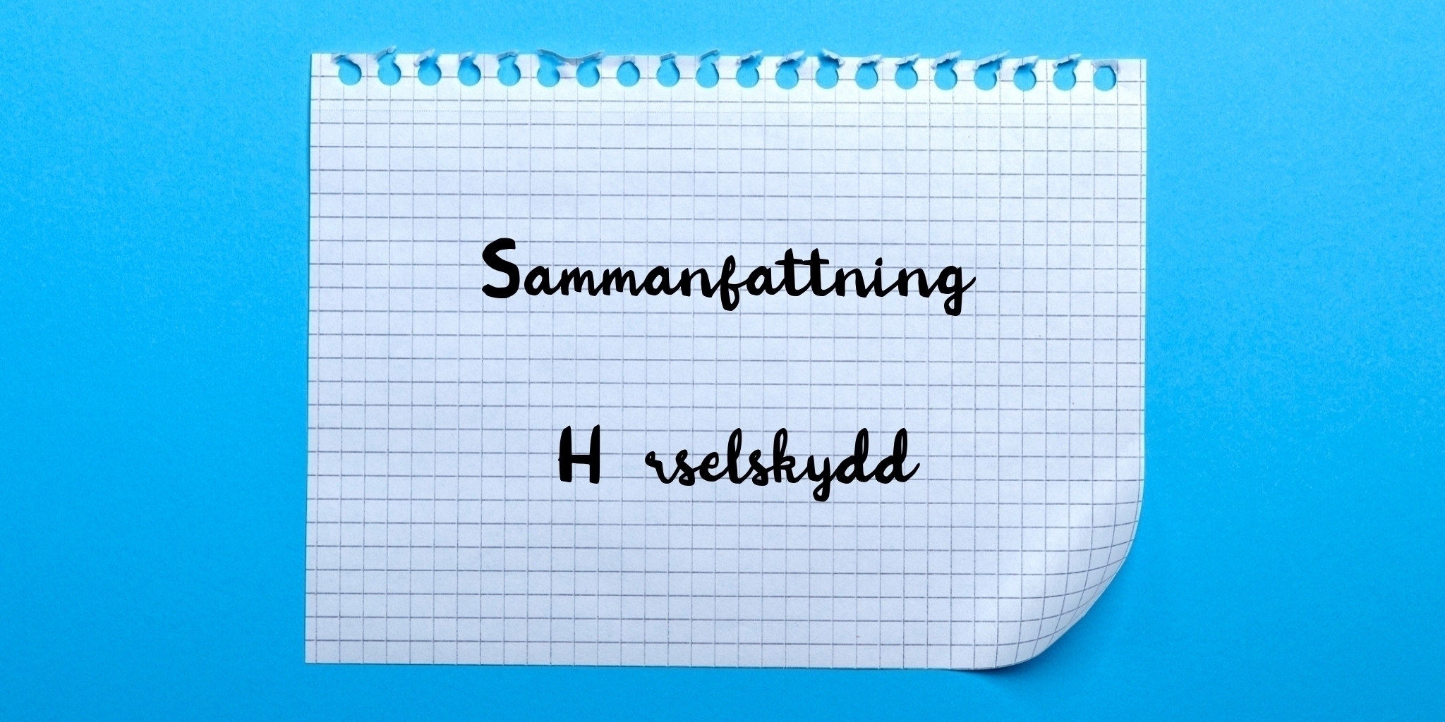 Sammanfattning av hörselskydd