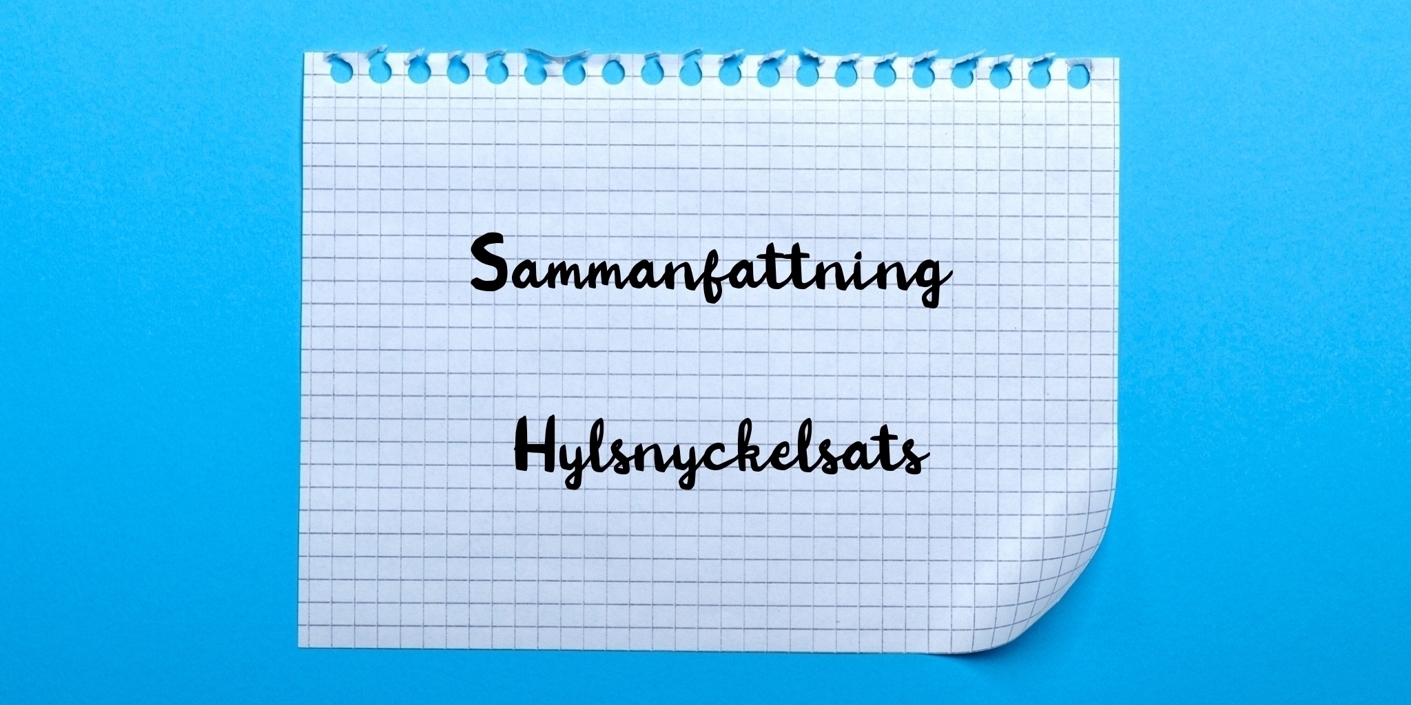 Sammanfattning av hylsnyckelsats