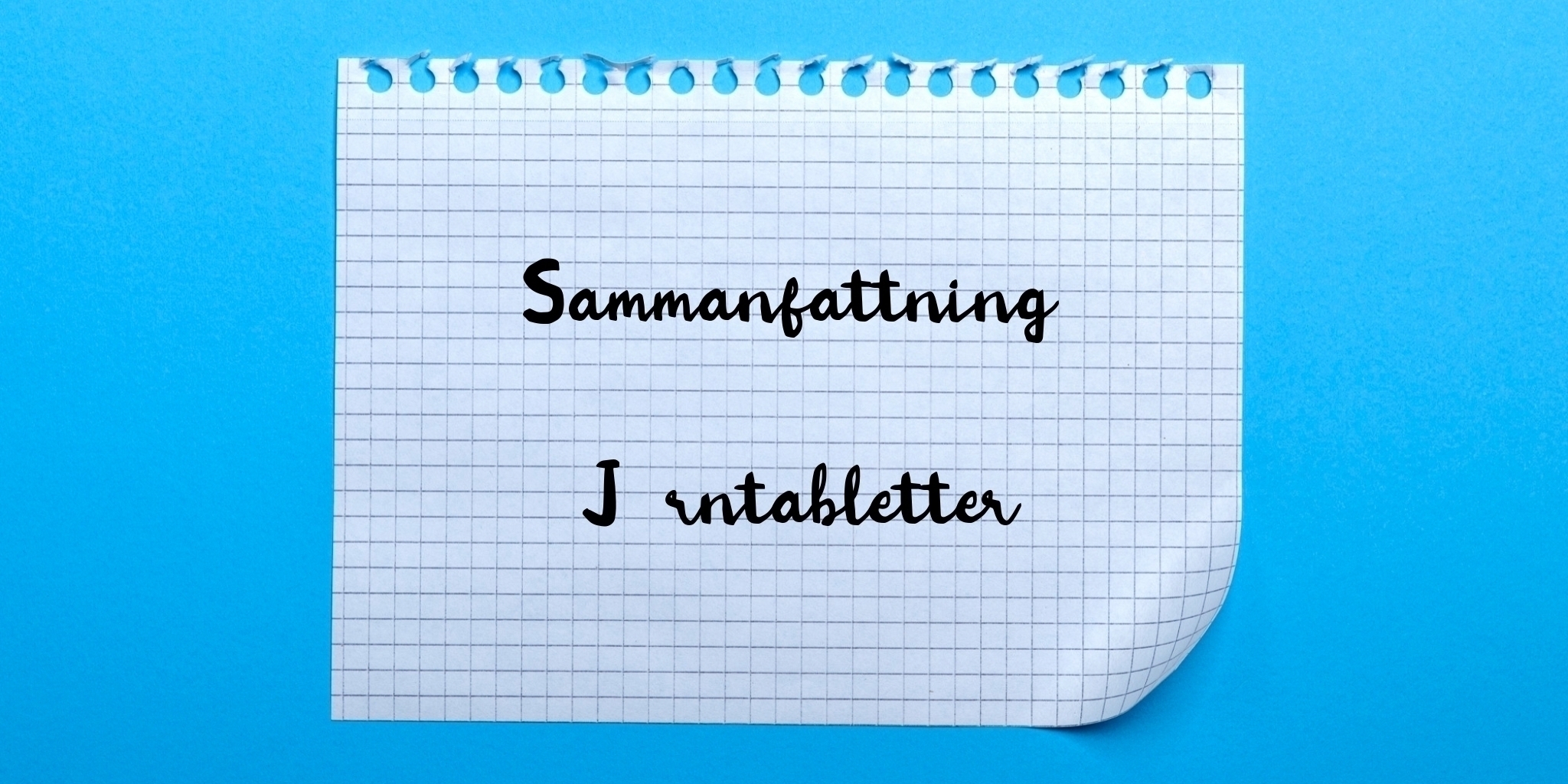 Sammanfattning av järntabletter
