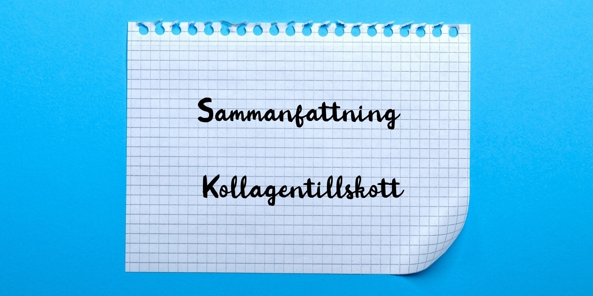 Sammanfattning av kollagentillskott