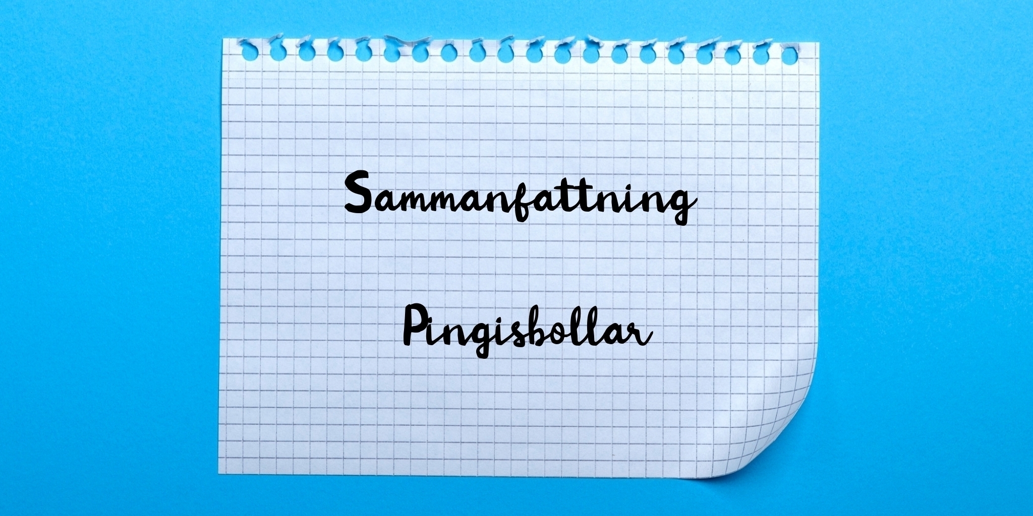 Sammanfattning av pingisbollar