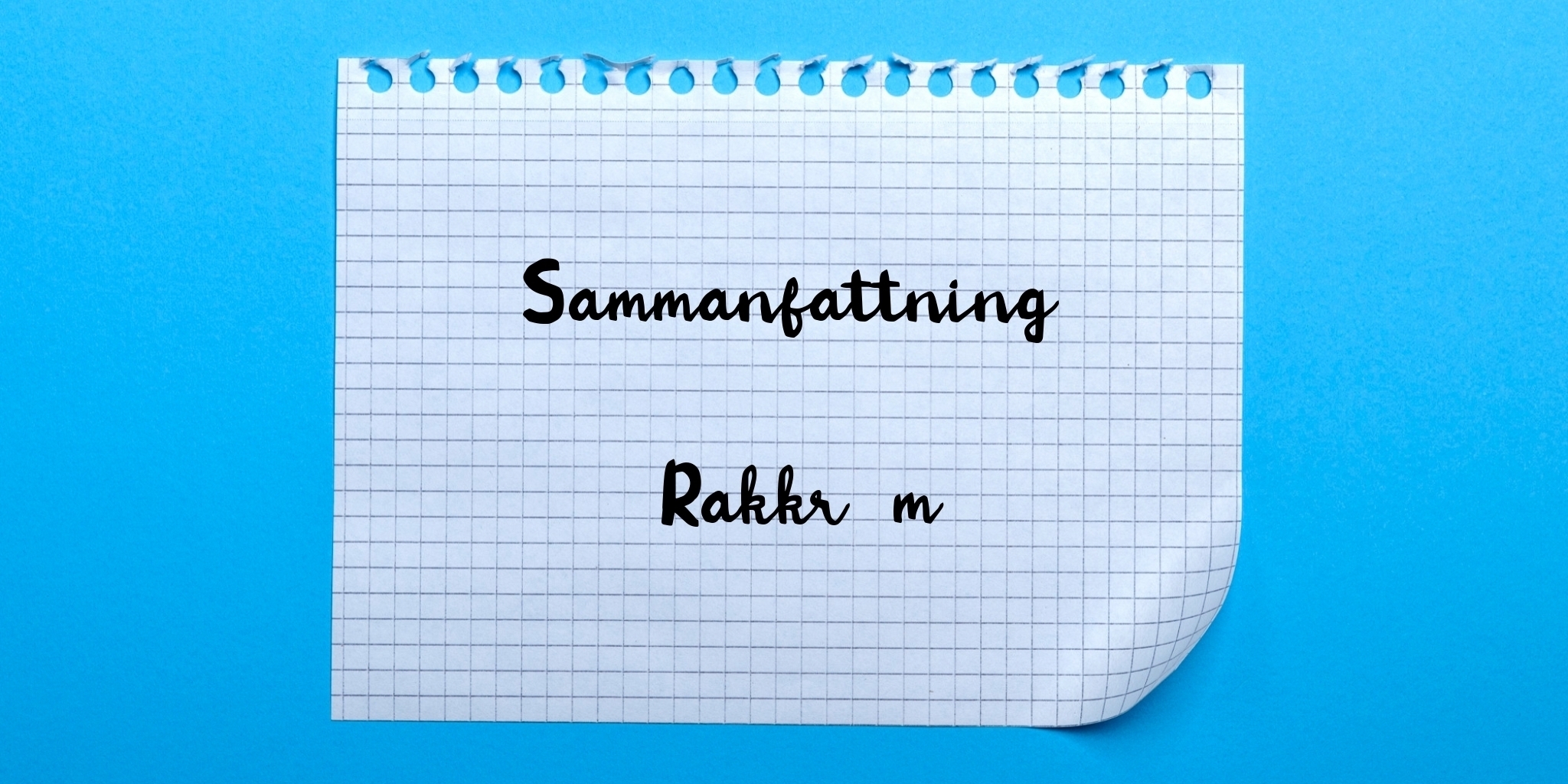 Sammanfattning av rakkräm