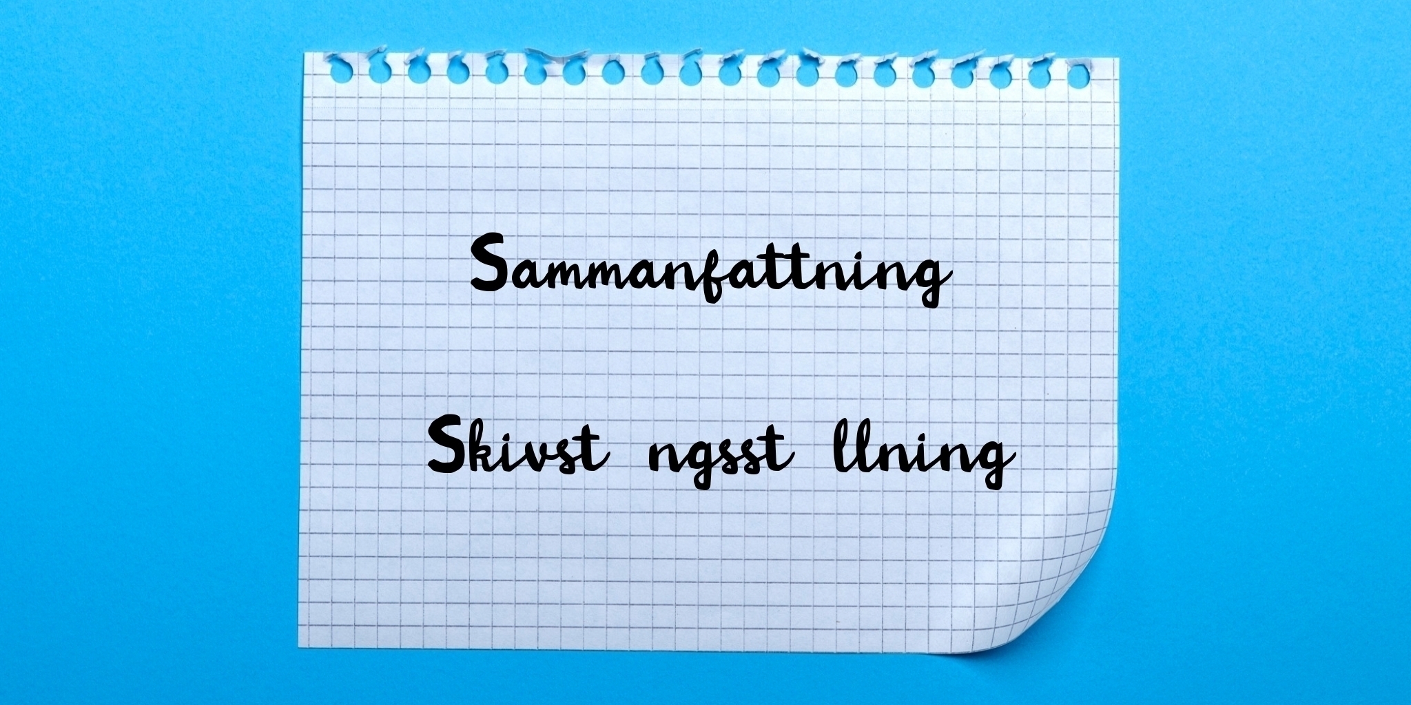Sammanfattning av skivstångsställning