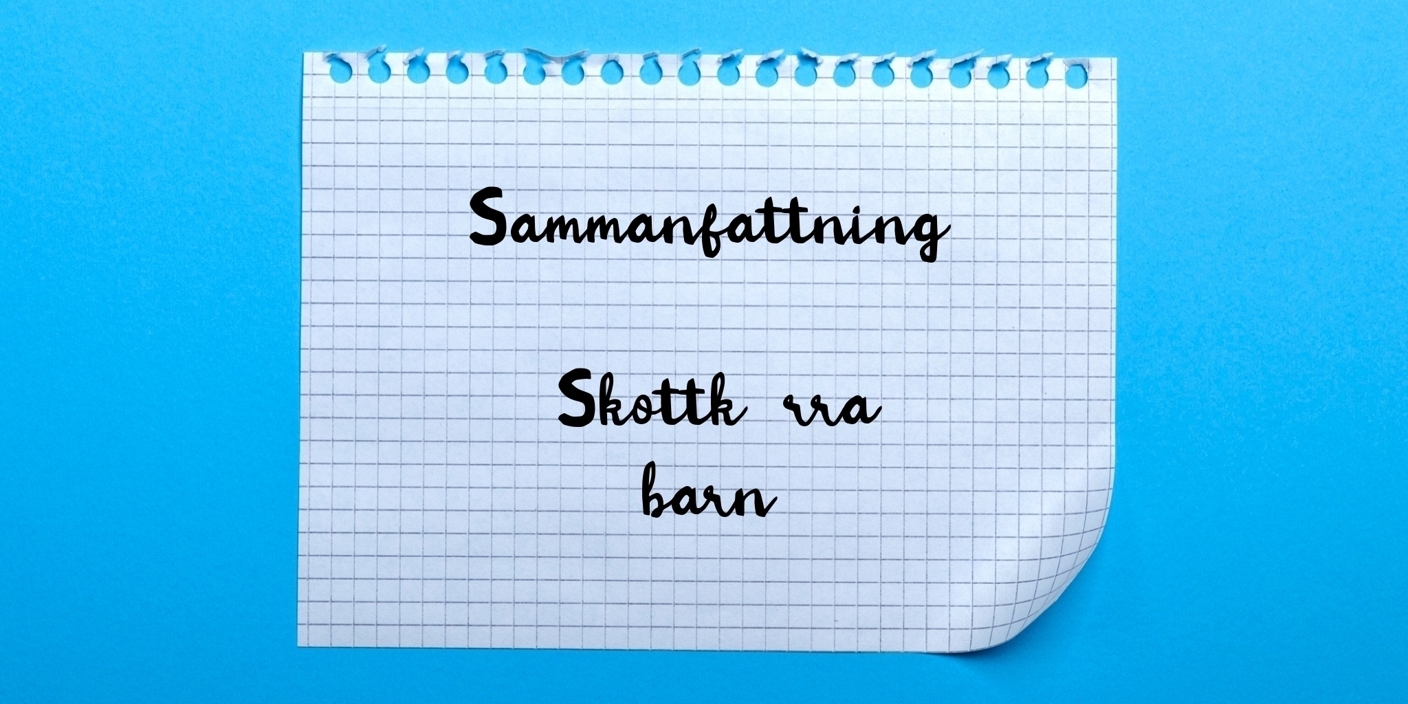 Sammanfattning av skottkärra barn