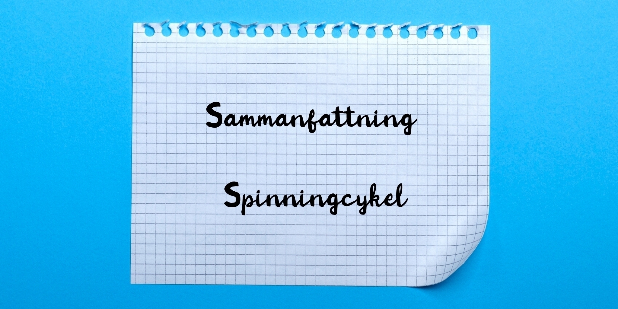 Sammanfattning av spinningcykel