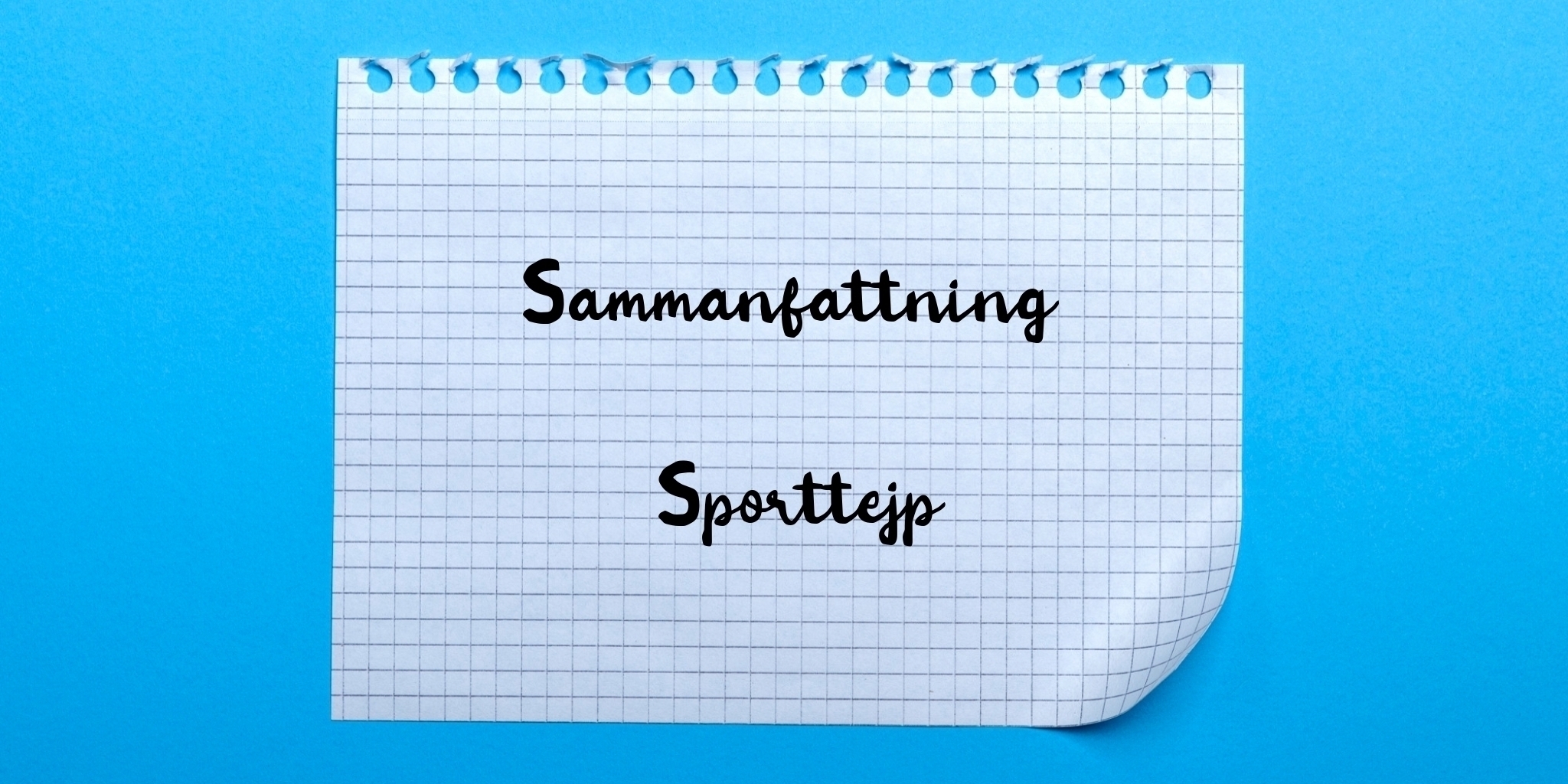 Sammanfattning av sporttejp