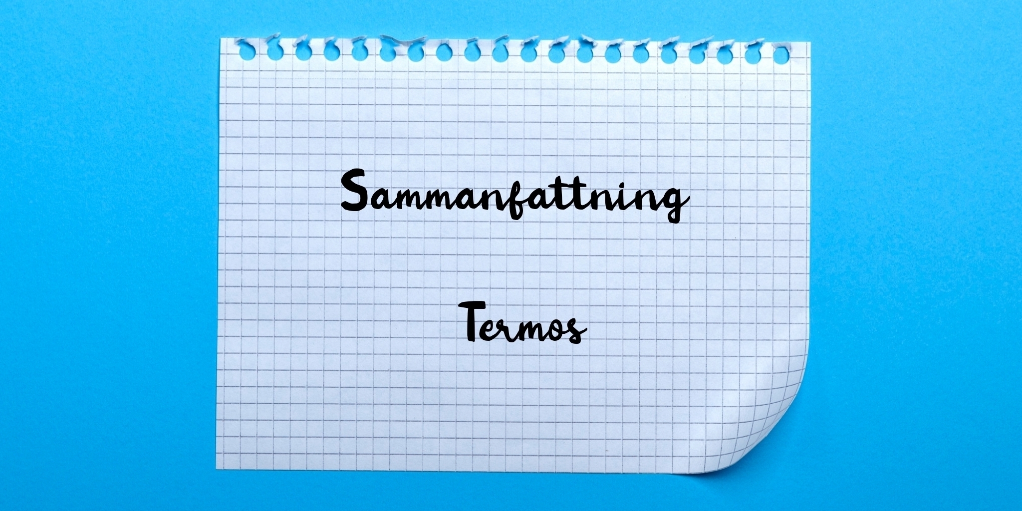 Sammanfattning av termos