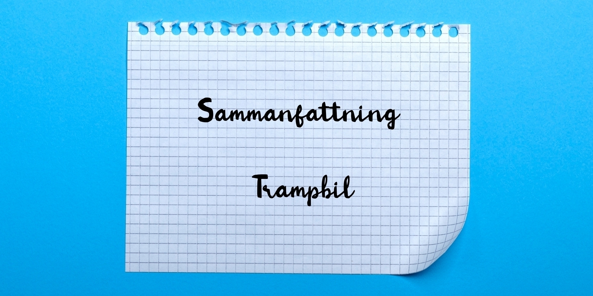 Sammanfattning av trampbil