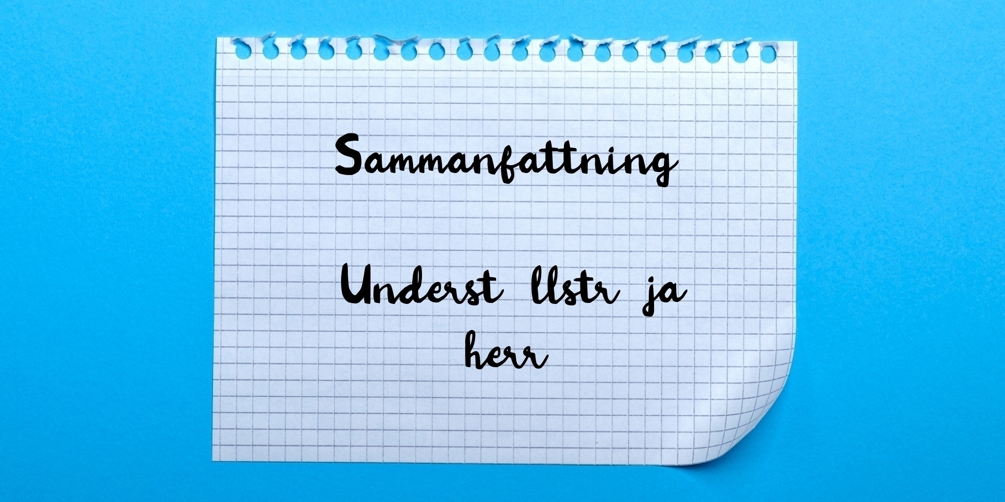 Sammanfattning av underställströja herr