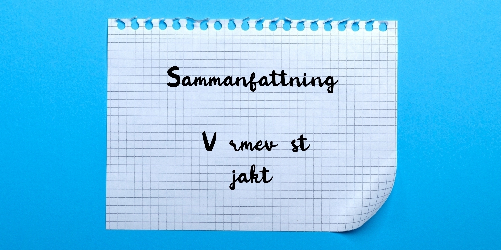 Sammanfattning av värmeväst jakt