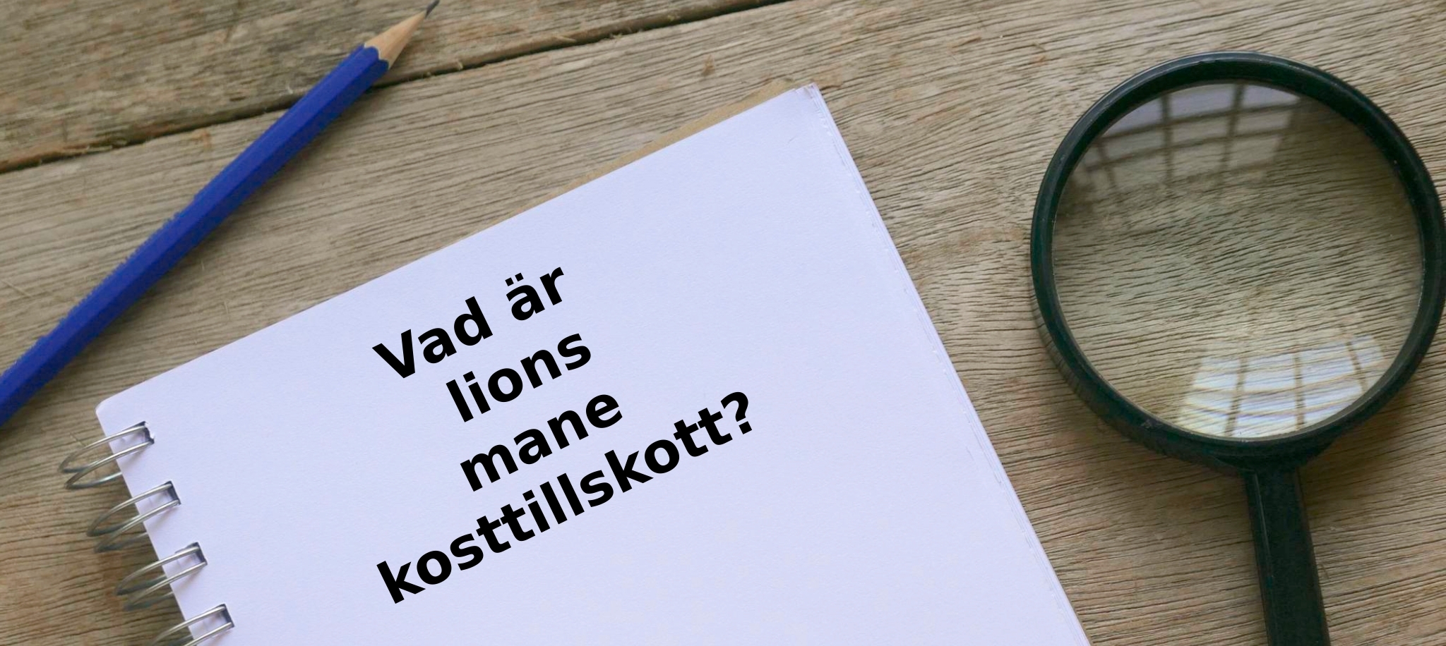 Vad är lions mane kosttillskott