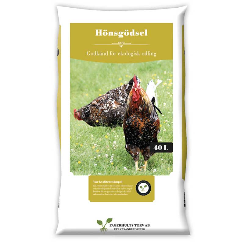 Hönsgödsel, 40 L