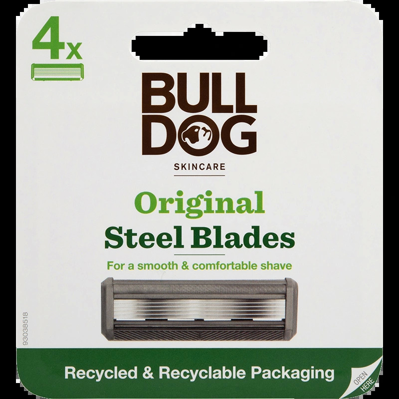 Bulldog Original Steel Blades Rakblad 4 st