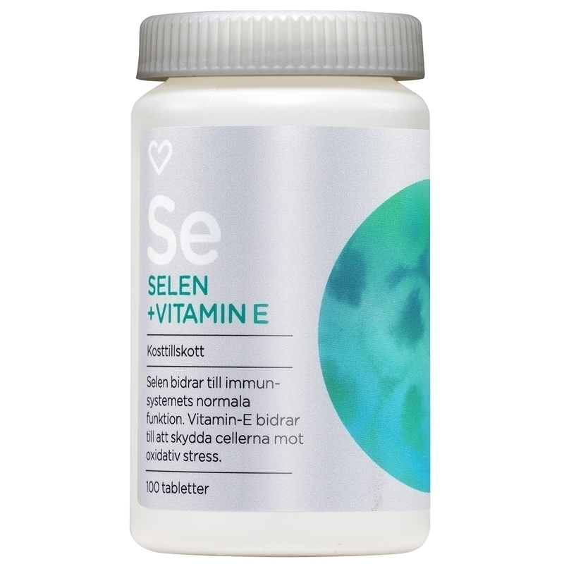 Hjärtats Selen + Vitamin E 100 st
